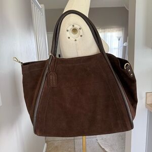 Genuine Leather Brown Tote Bag
